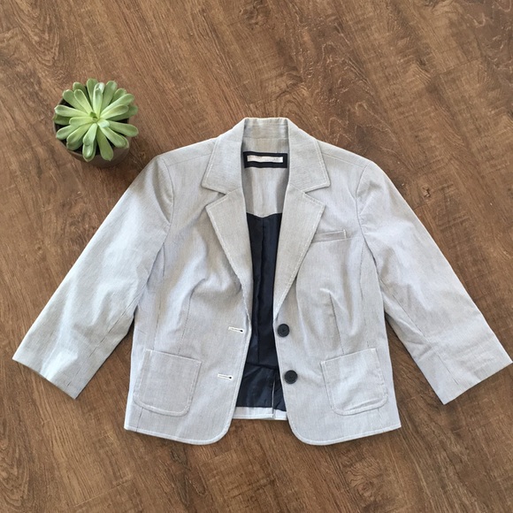 Old Navy Jackets & Blazers - Summer blazer navy pinstripe nautical